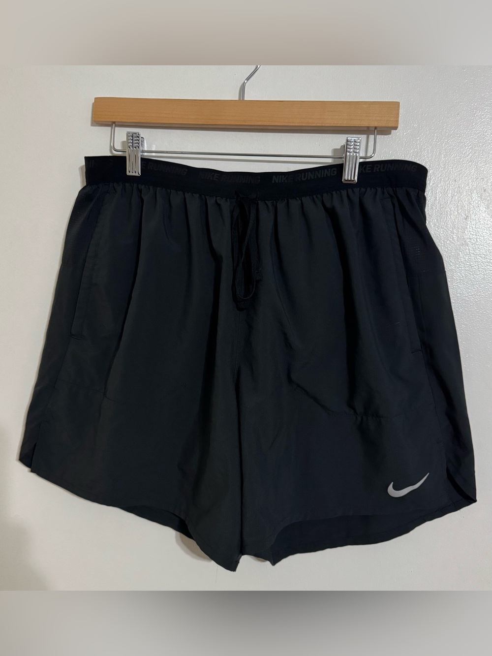 Nike Black Running 2 in 1 Shorts size XL EUC